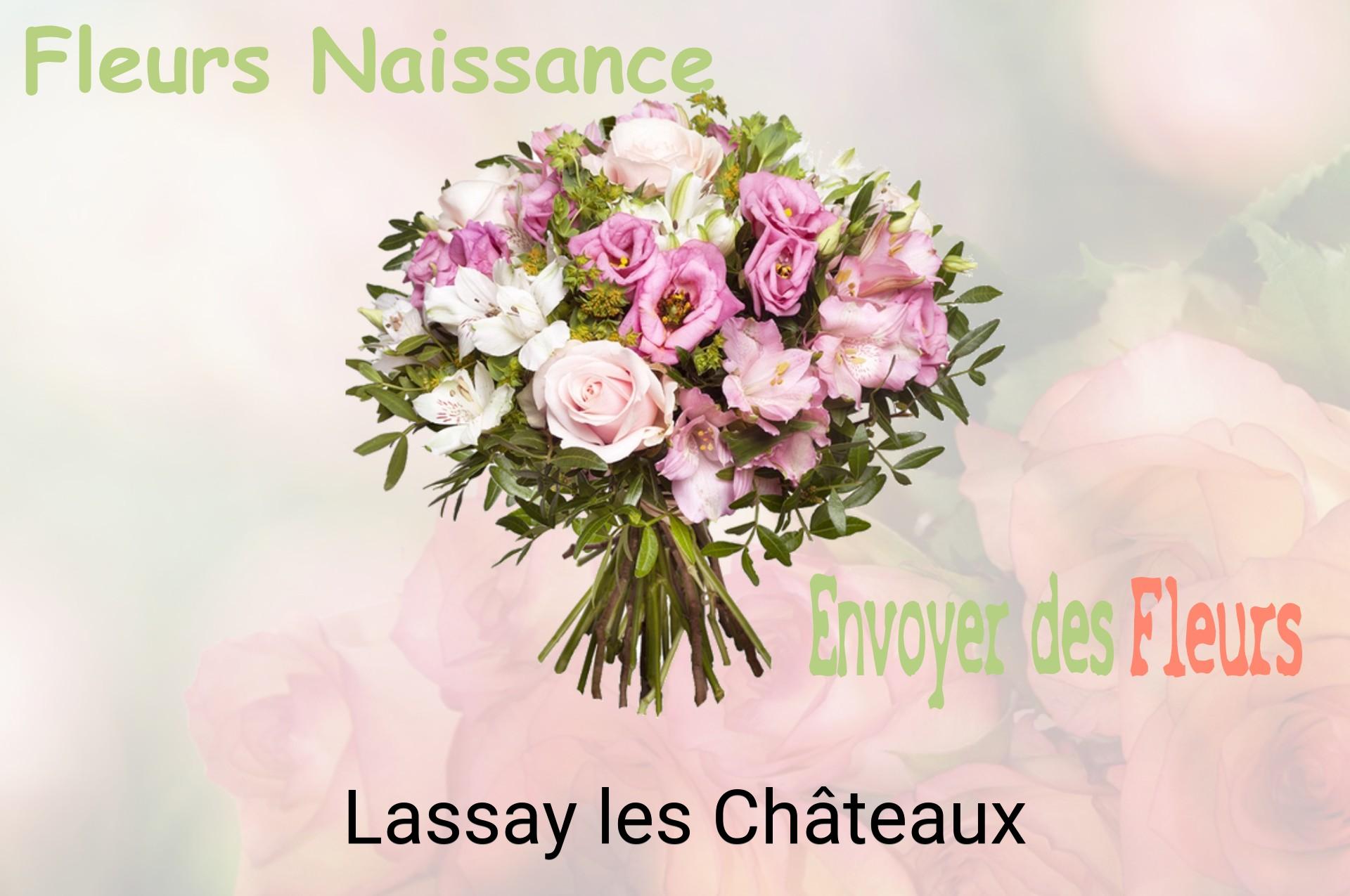 Bouquet de fleurs de naissance livré à Lassay-les-Châteaux